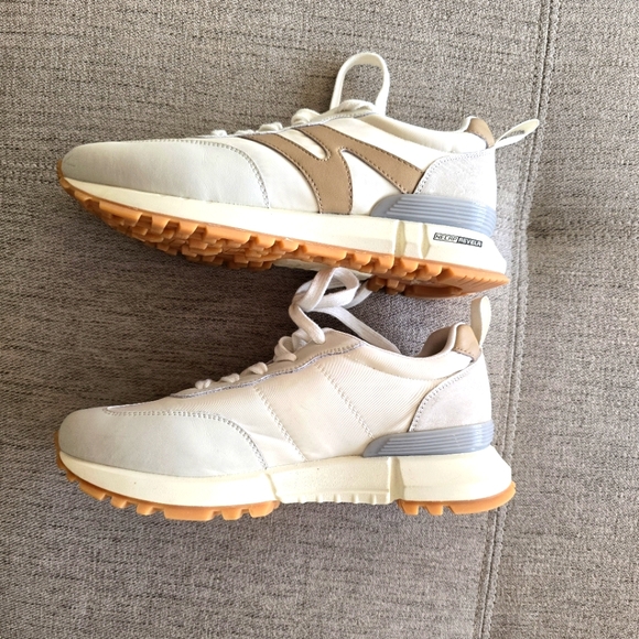 One Fine Day Beige and Ivory Sneakers Sz Eu 42 / US 11 - Picture 3 of 15